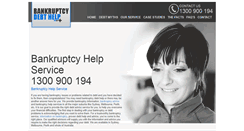 Desktop Screenshot of bankruptcydebthelp.com.au