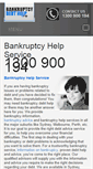 Mobile Screenshot of bankruptcydebthelp.com.au